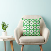 decorative pillow featuring a geometric pattern クッション (椅子)