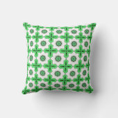 decorative pillow featuring a geometric pattern クッション (裏面)