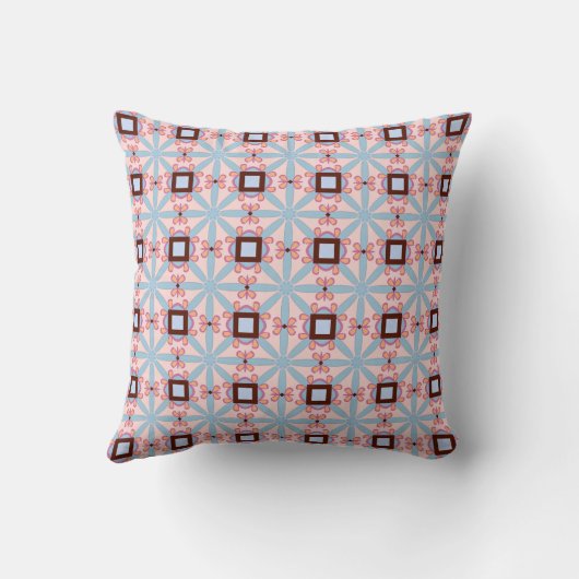 decorative pillow featuring a geometric pattern クッション (裏面)