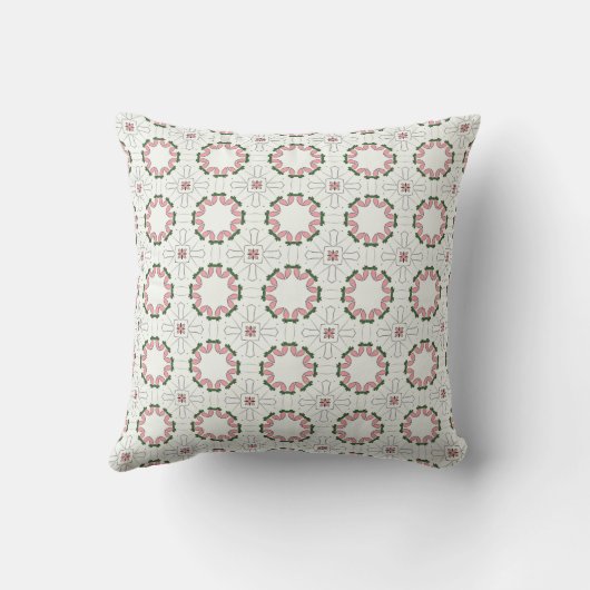 decorative pillow featuring a geometric pattern クッション (裏面)