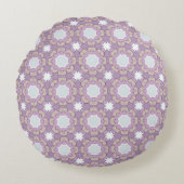 decorative pillow featuring a geometric pattern ラウンドクッション (正面)