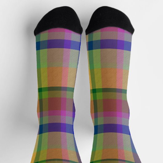 Decorative Plaid ソックス (上部)
