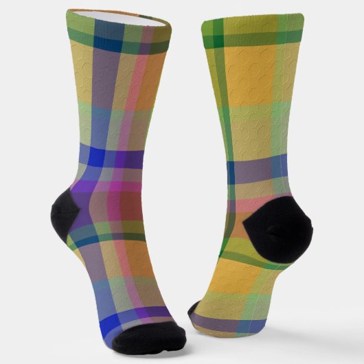 Decorative Plaid ソックス (傾斜あり)