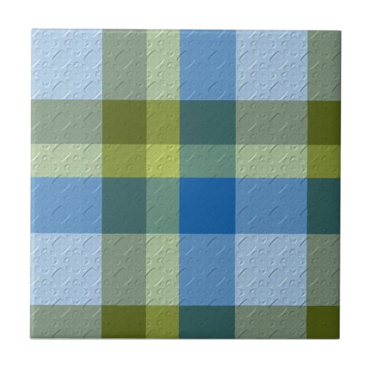  Decorative Plaid  タイル (正面)