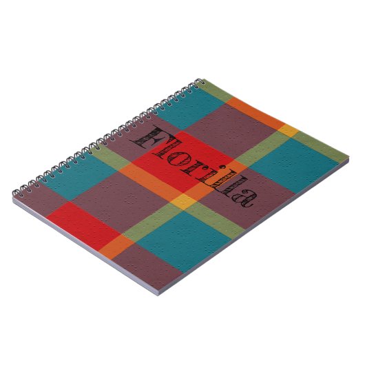 Decorative Plaid ノートブック (左側)