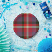  Decorative Plaid ペーパープレート (パーティー)