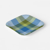 Decorative Plaid ペーパープレート (傾斜あり)