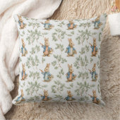 Decorative Rabbit Pattern Throw Pillow クッション (ブランケット)