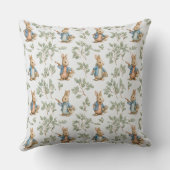 Decorative Rabbit Pattern Throw Pillow クッション (裏面)