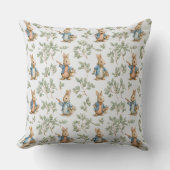 Decorative Rabbit Pattern Throw Pillow クッション (正面)