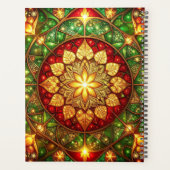 Decorative Red Green Holiday プランナー手帳 (裏面)