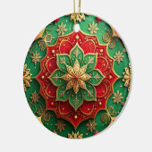 Decorative Red Green Holiday Ornament セラミックオーナメント (左)