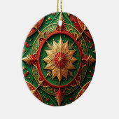 Decorative Red Green Holiday Ornament セラミックオーナメント (右)