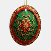 Decorative Red Green Holiday Ornament セラミックオーナメント (右)