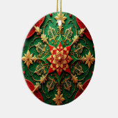 Decorative Red Green Holiday Ornament セラミックオーナメント (右)
