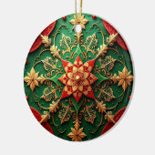 Decorative Red Green Holiday Ornament セラミックオーナメント (左)