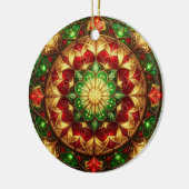 Decorative Red Green Holiday Ornament セラミックオーナメント (左)