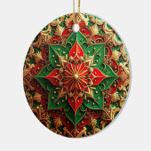 Decorative Red Green Holiday Ornament セラミックオーナメント (左)