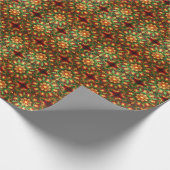Decorative Red Green Holiday Wrapping Paper ラッピングペーパー (角)