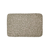 Decorative Retro Japanese Floral Pattern バスマット (正面)