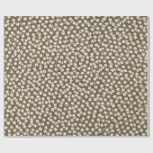 Decorative Retro Japanese Floral Pattern ラッピングペーパー (フラット)