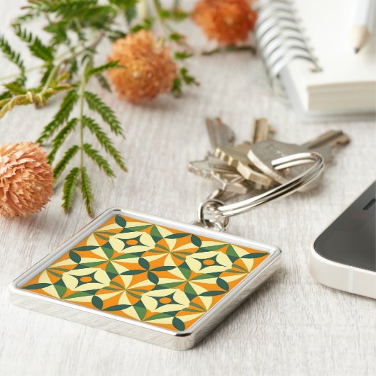 Decorative retro seamless pattern キーホルダー (側面)