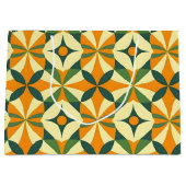 Decorative retro seamless pattern ラージペーパーバッグ (正面)