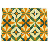 Decorative retro seamless pattern ラージペーパーバッグ (裏面)