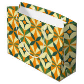 Decorative retro seamless pattern ラージペーパーバッグ (裏面アングル)