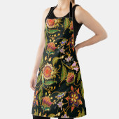 decorative seamless pattern. Flowers leaves curls  エプロン (インサイチュ)