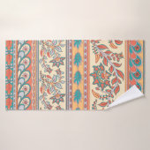 Decorative seamless pattern of borders with flower バスタオル (バスタオル)