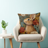 Decorative Spring Rabbit Duck Flowers Throw Pillow クッション (椅子)