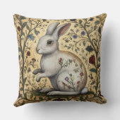 Decorative Spring Rabbit Throw Pillow クッション (裏面)