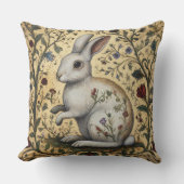 Decorative Spring Rabbit Throw Pillow クッション (正面)