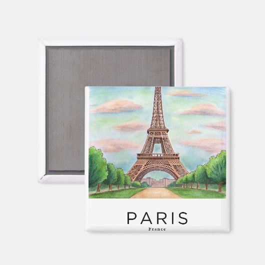 Decorative Square Magnet | Personalized Home Accen マグネット (正面/裏面)