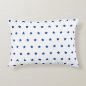 Decorative star cushion, blue sofa cushion アクセントクッション (正面)