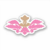 Decorative Style, Hot Pink, Antique Brass シール (正面)