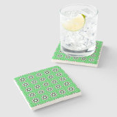 decorative symmetrical geometric pattern coaster ストーンコースター