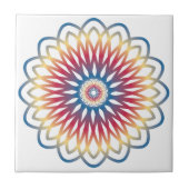 Decorative tile art mandala design タイル (正面)