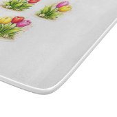 Decorative Tulip Glass Cutting Board カッティングボード (角)