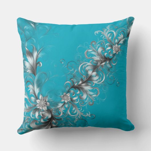 Decorative Turquoise クッション (裏面)