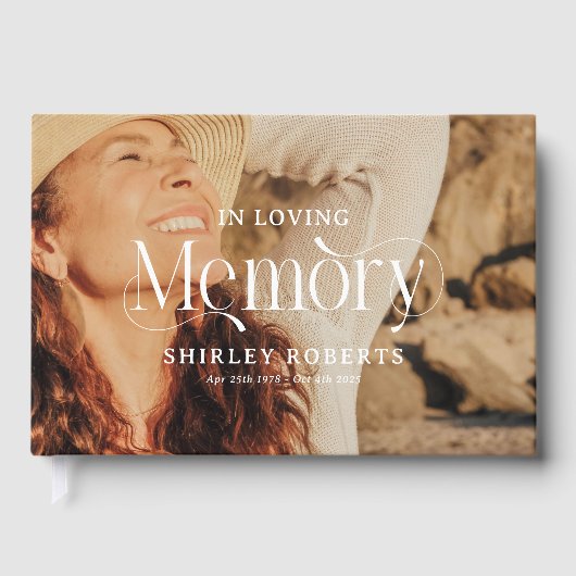 Decorative Typography Photo Sympathy ゲストブック (正面)