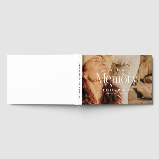 Decorative Typography Photo Sympathy ゲストブック (全面)