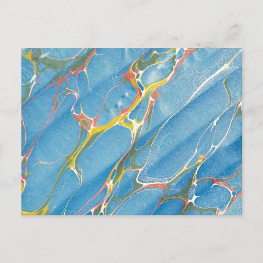 Decorative Vintage Endpaper Postcard ポストカード (正面)