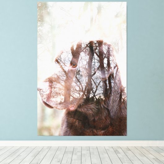 decorative wall art キャンバスプリント (インサイチュ (ウッドフロア))