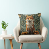 Decorative William Morris Fox Throw Pillow クッション (椅子)