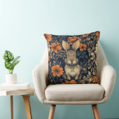 Decorative William Morris Rabbit Throw Pillow クッション (椅子)