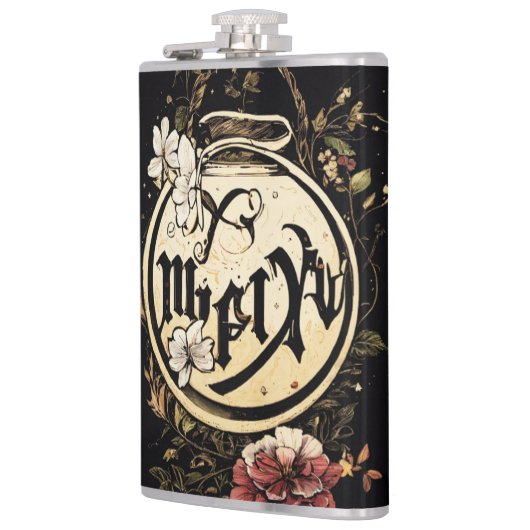 #decorativeflaskVinylWrappedFlask フラスク (左)