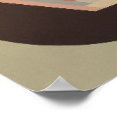 DecoSphereプリント(10"x 10"カーブ) ポスター (角)