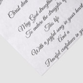 Decoupageの祈りの言葉のティッシュペーパー 薄葉紙 (詳細)